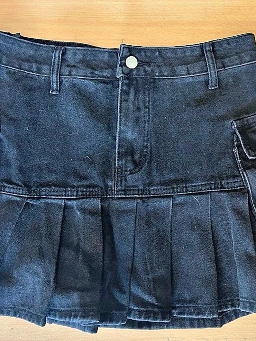 ROMWE Cargo Mini Skirt in Black NWT